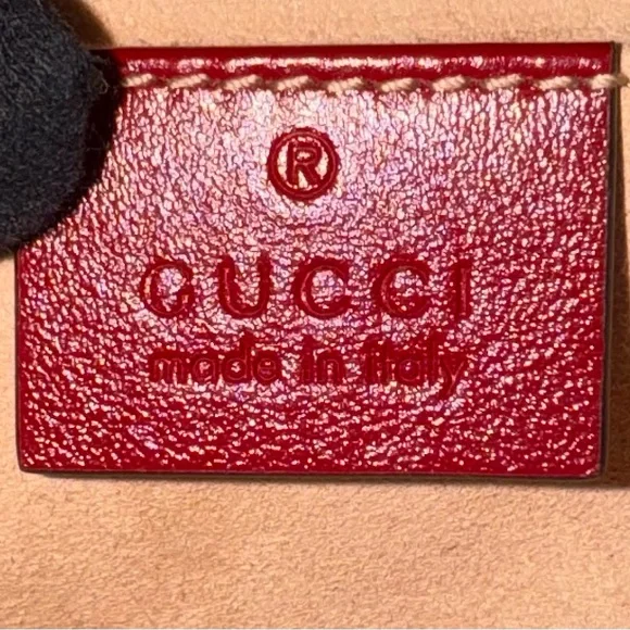 Authentic GUCCI GG Canvas Marmont Flap crossbody convertible bag
